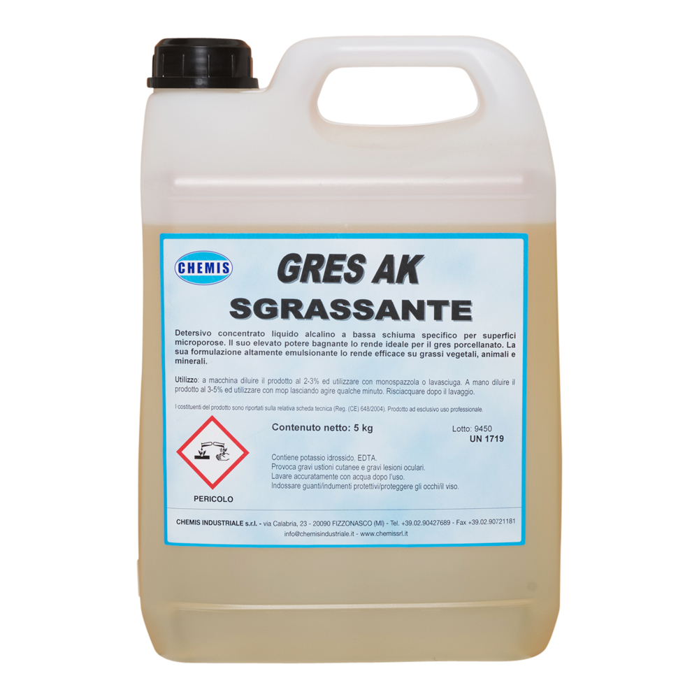 DETERGRES CHEMIS ACIDO TAMPONATO FLACONE da 5lt ADVANCED SERVICES SRL