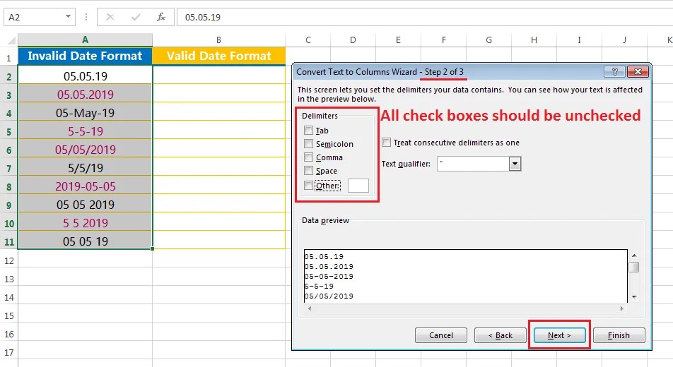 10 Examples of Text to Columns How to Split Cells/Columns in Excel
