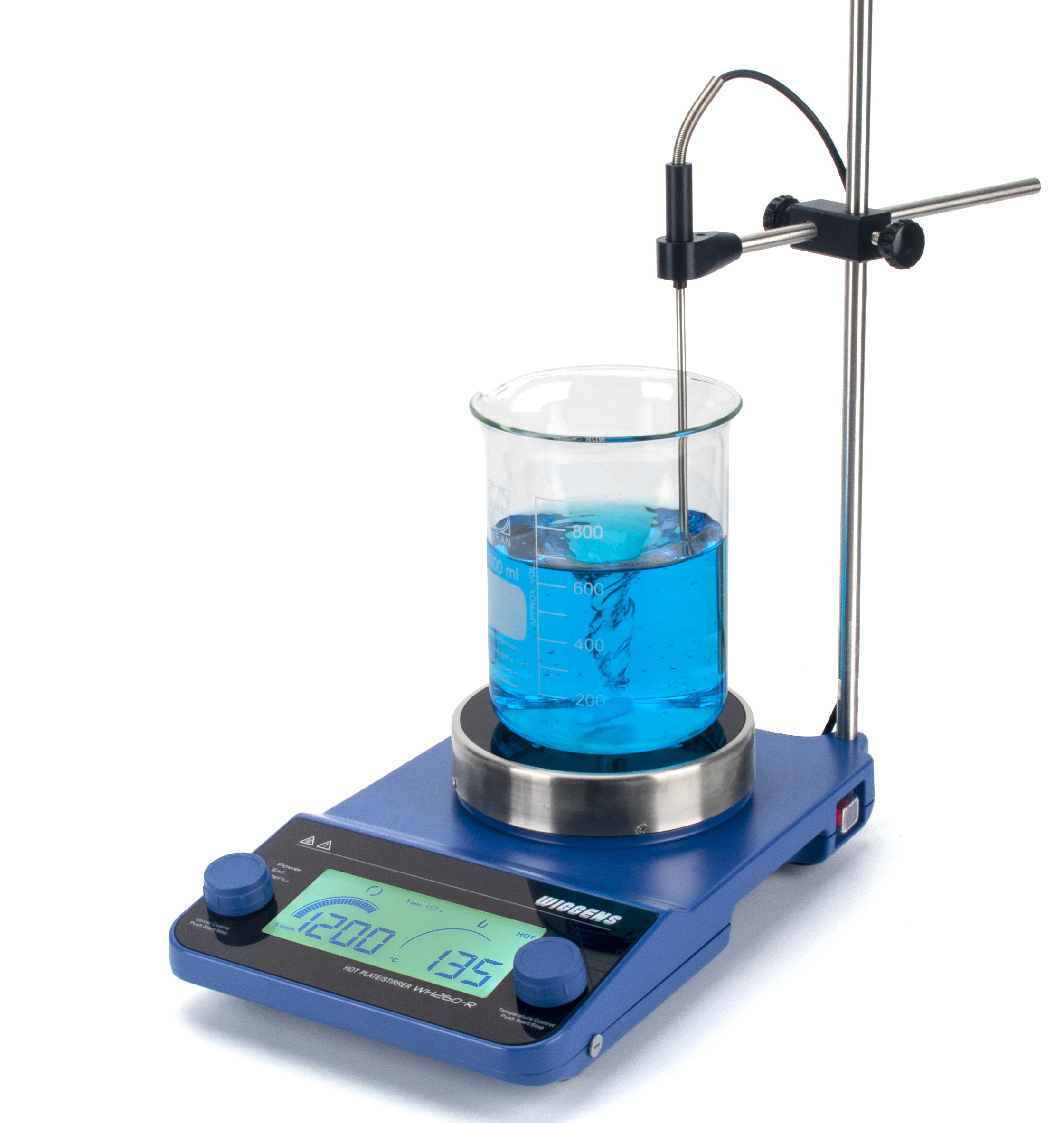 Wiggens WH260R infrared hot plate & stirrer with ceramic glass plate