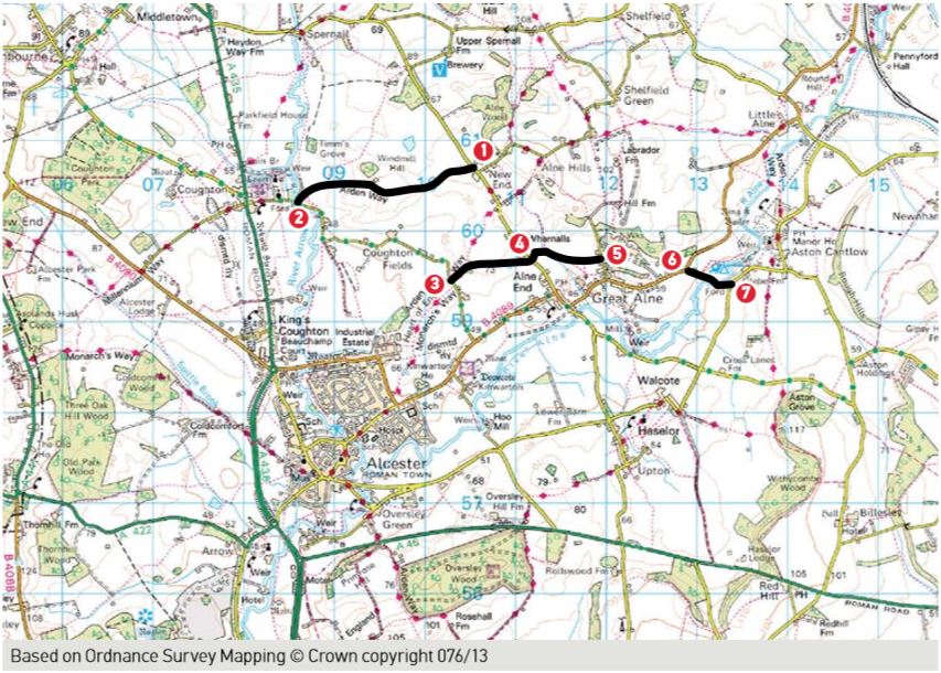 Alcester Map Adventure Bike Rider