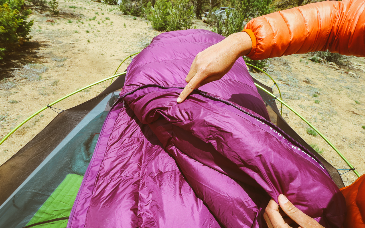 [Review] The Women’s Rook 0° Sleeping Bag by Mountain Hardwear Adventure Rig