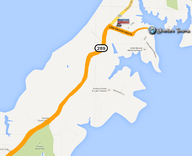 Lake Texoma Texas Directions to Adventure Texoma Fishing Guide