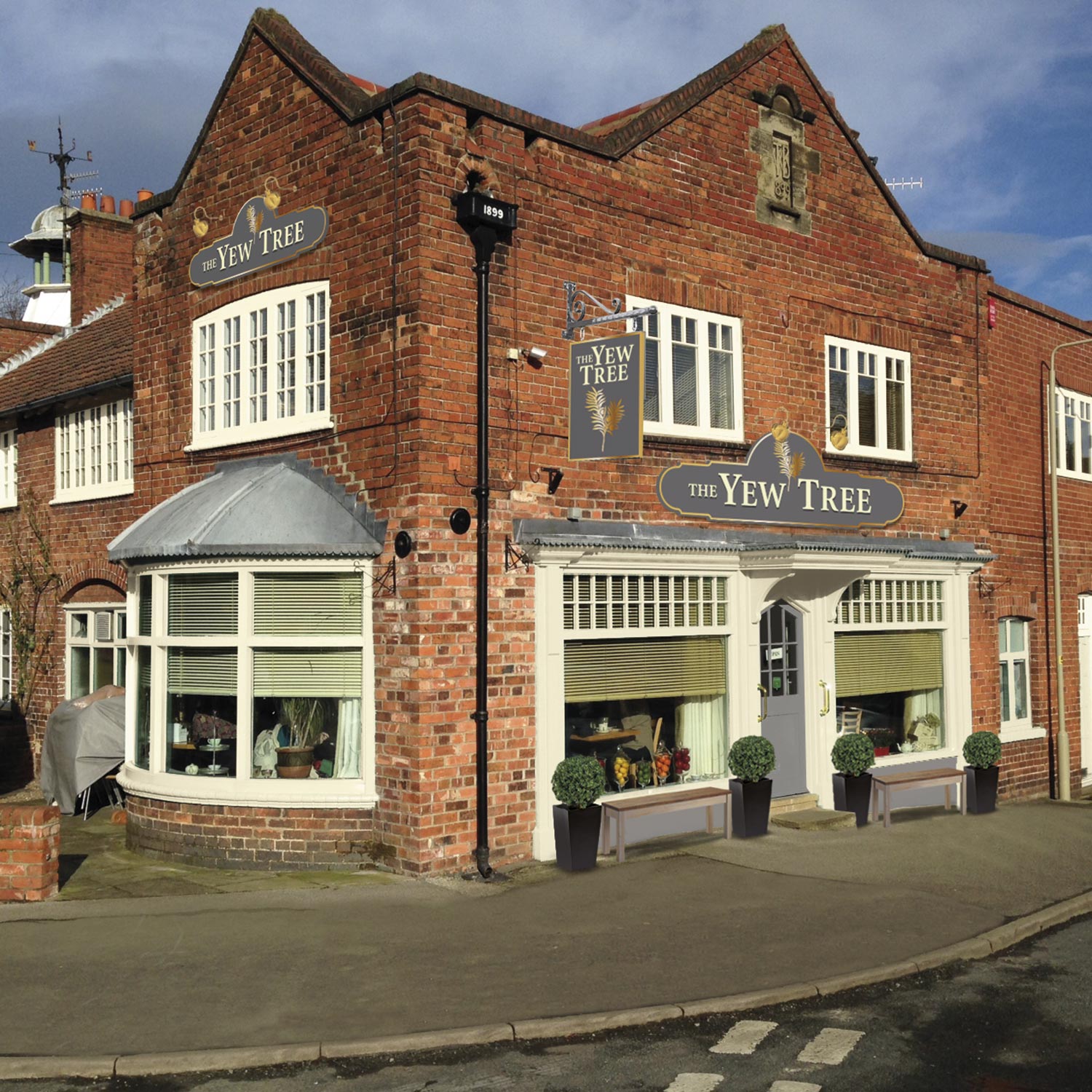 Yewtree Cafe & Bistro Branding Adverset