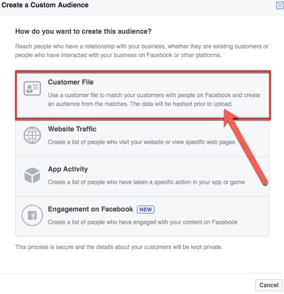 How to Upload a Custom Audience to Facebook Advertisemint Social Ad