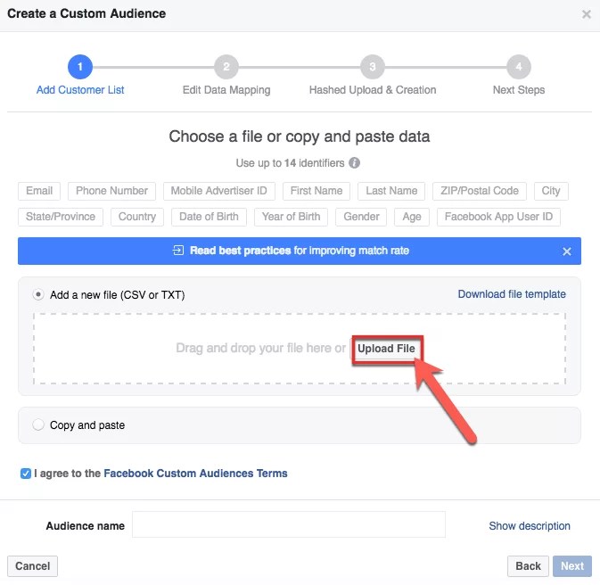 How to Upload a Custom Audience to Facebook AdvertiseMint