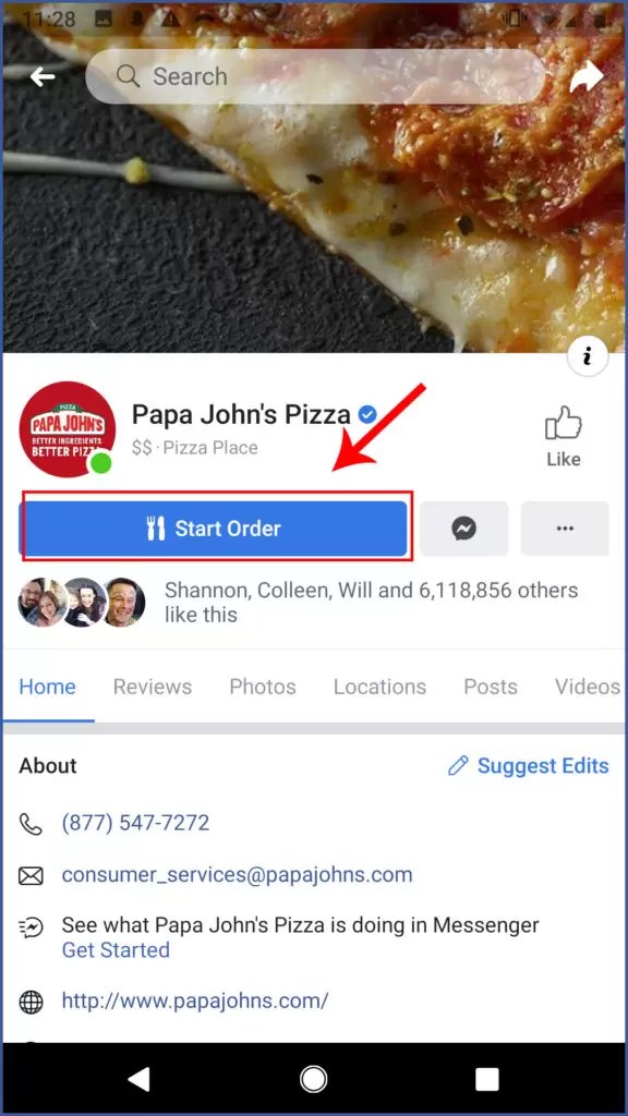 How to Order Food on Facebook in Two Ways AdvertiseMint