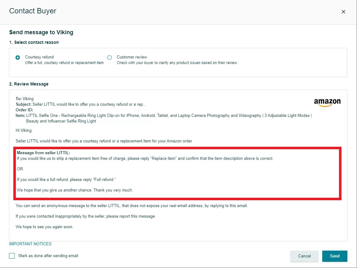 Amazon's New Feature Lets You Contact Unhappy Customers with Bad