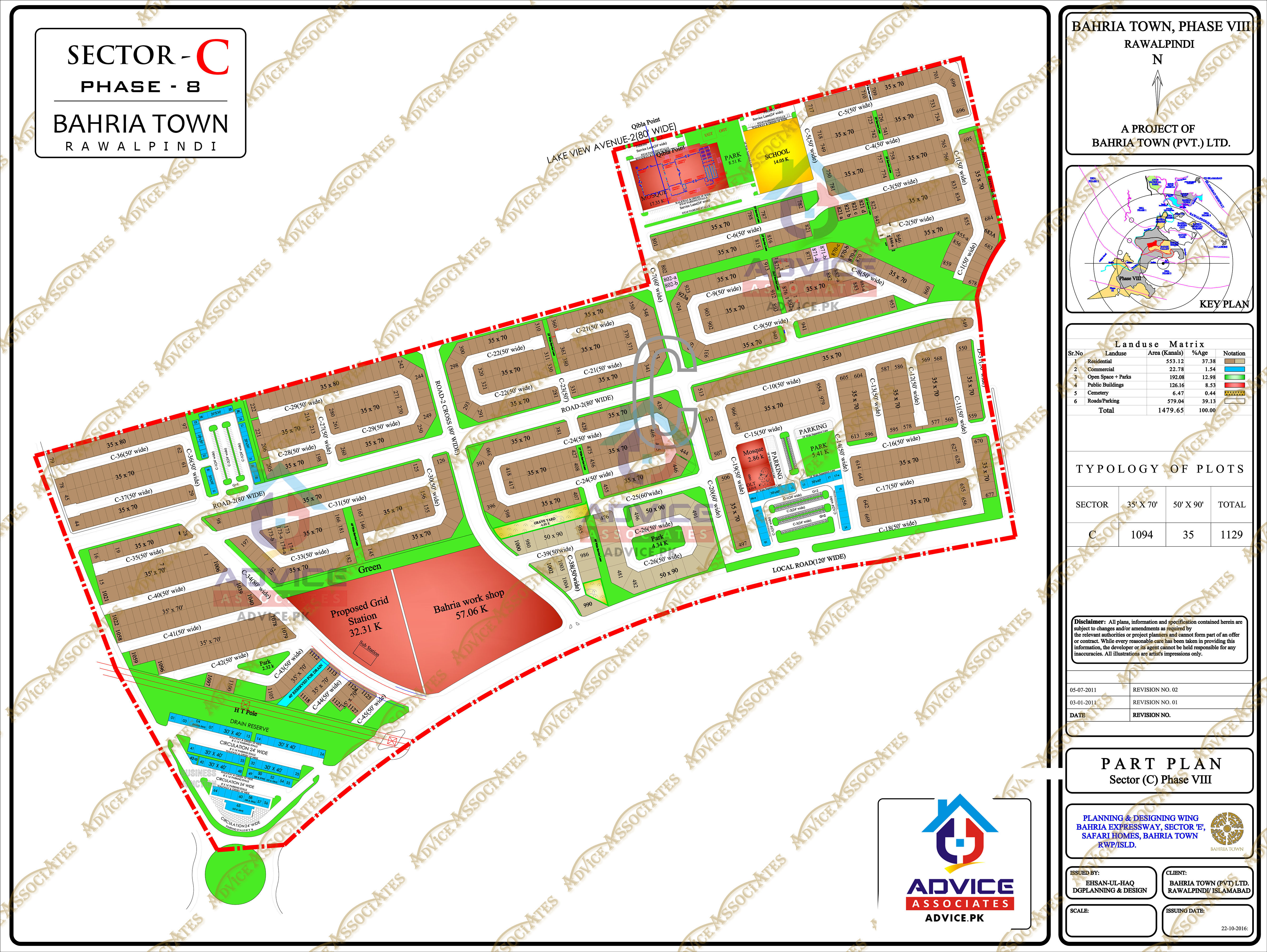 Bahria Town Rawalpindi 10 Marla Plot For Sale, Sector C Phase 8 Bahria Town Rawalpindi
