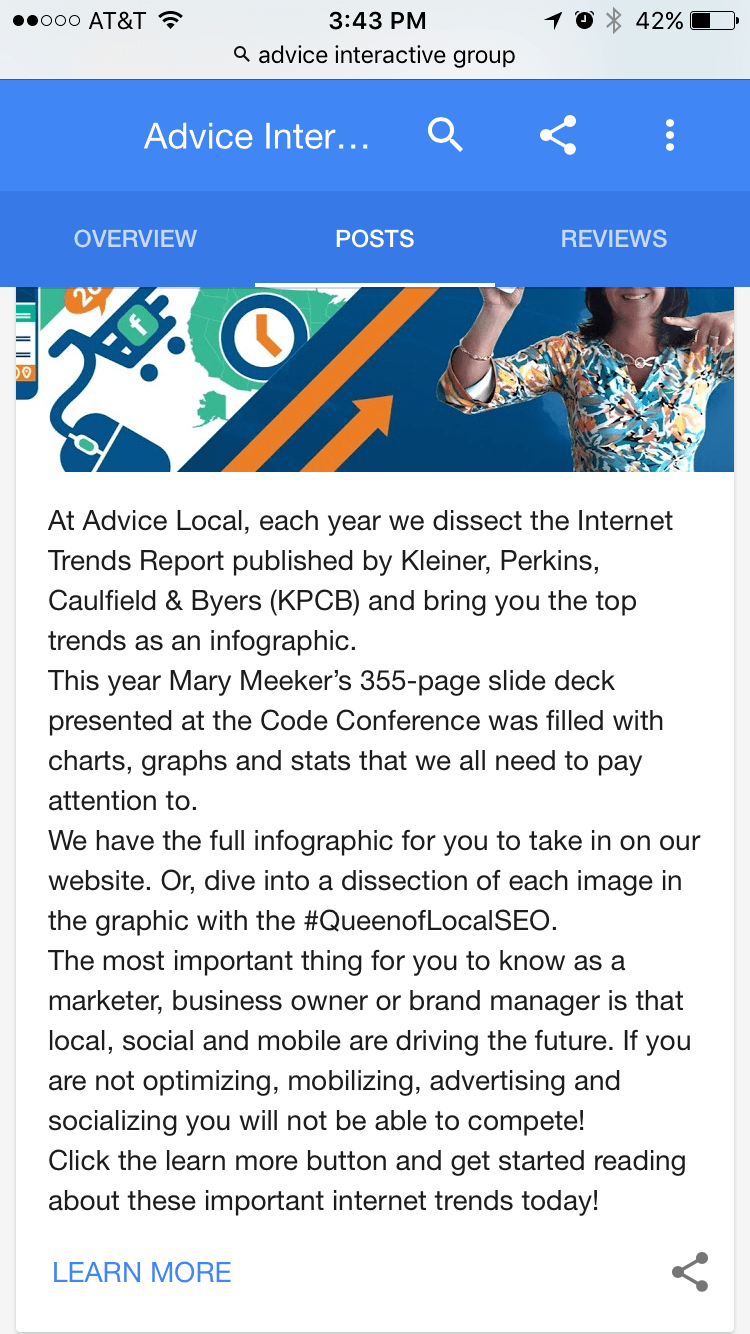 Everything You Need to Know to Get Started With Google Posts Advice Local