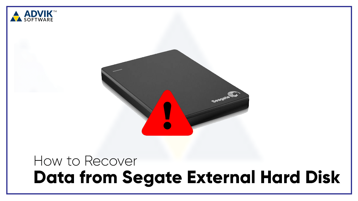 Recover Data from Seagate External Hard Disk which is not Detecting