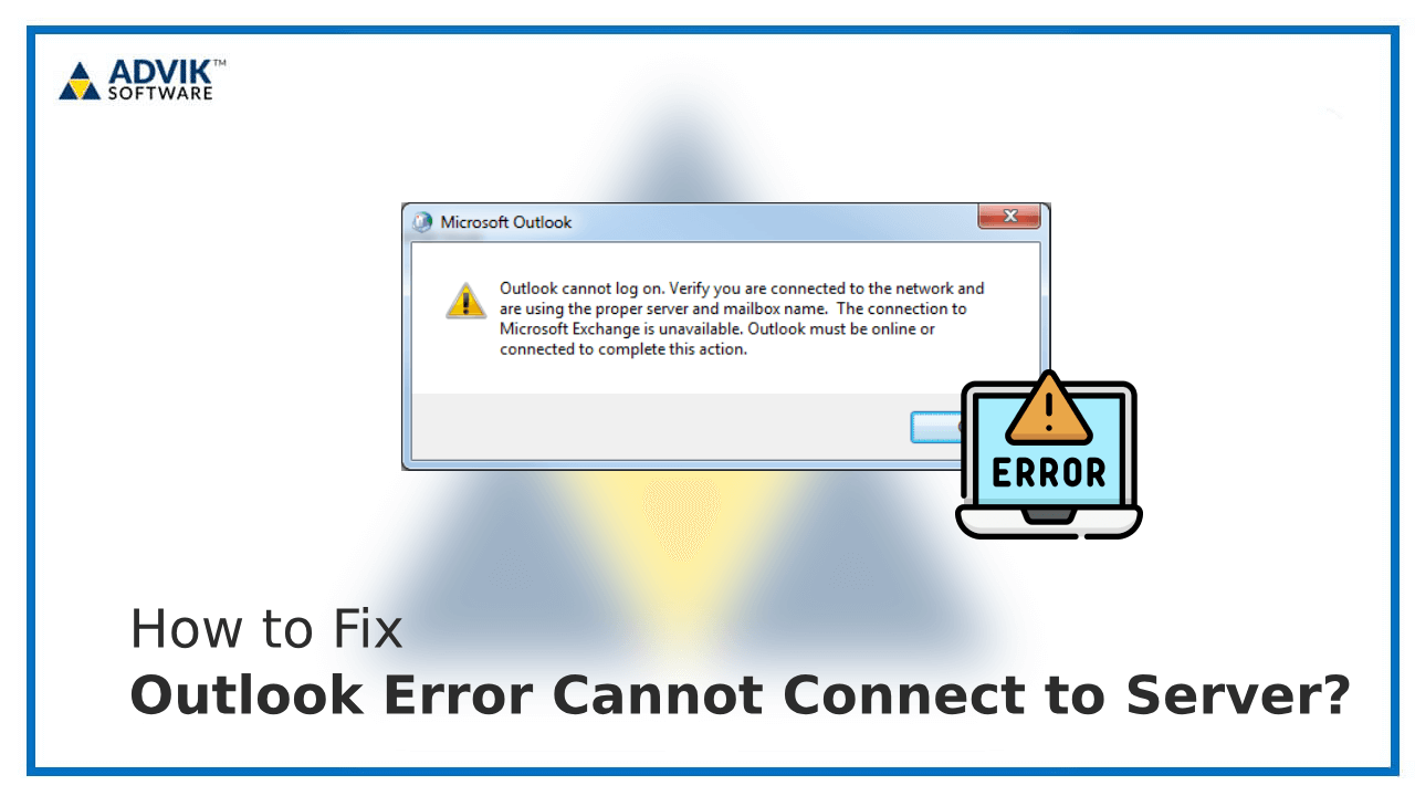 Why Outlook Cannot Connect to Server But is Working?