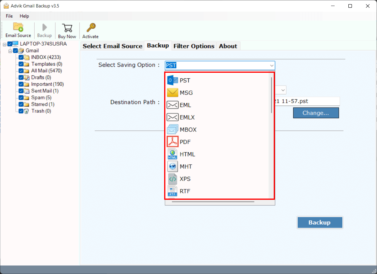 Gmail Backup Tool Download Gmail Emails With Attachment