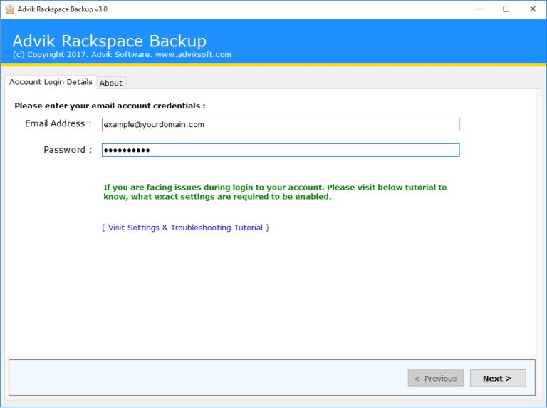 Rackspace Migration Tool Export Rackspace Emails to O365, Gmail