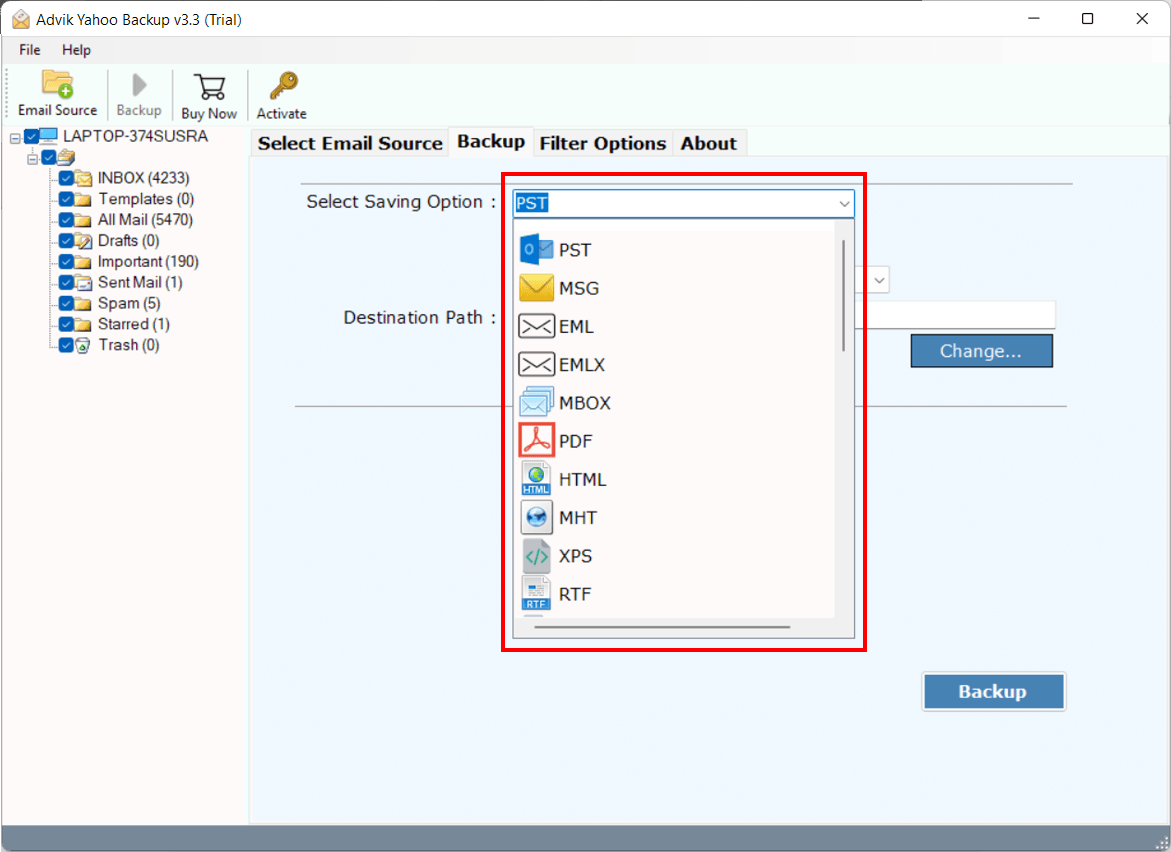 Yahoo Mail Backup Tool to Download Yahoo Emails to Computer