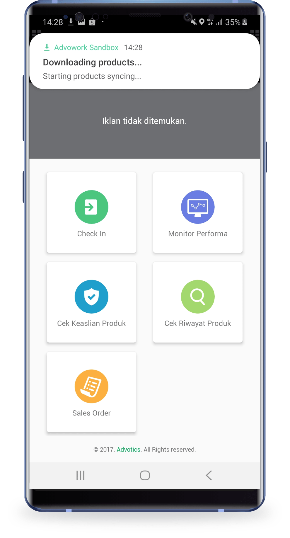 Bagaimana cara memperbarui data ? Advotics