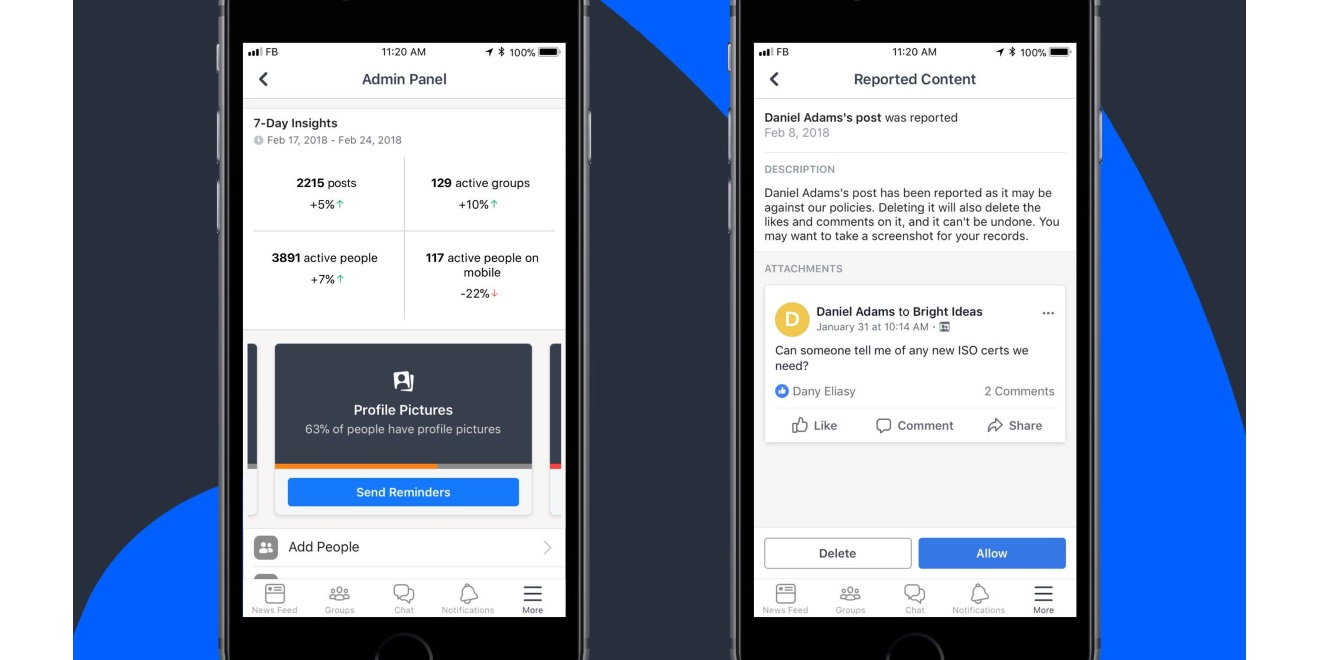 Workplace by Facebook Administrators Just Got a New Mobile