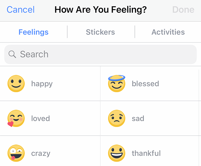 Facebook Here's How to Add a Feeling or Activity to a News Feed Post