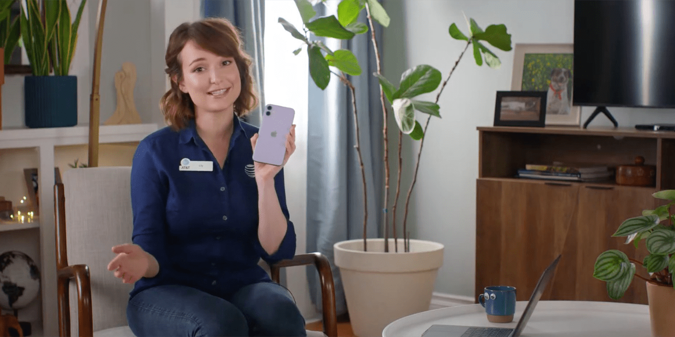 Lily from AT&T is Back and Working From Home