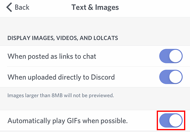 Discord How To Stop Gifs From Automatically Playing