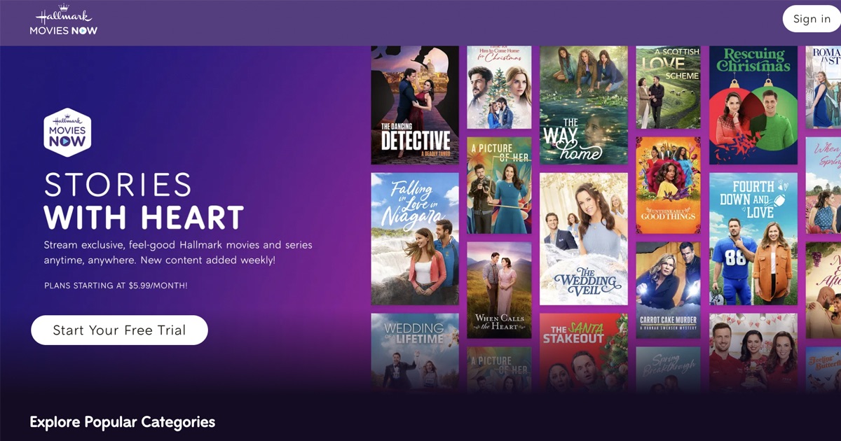 What to Know About Hallmark's New Streaming Service
