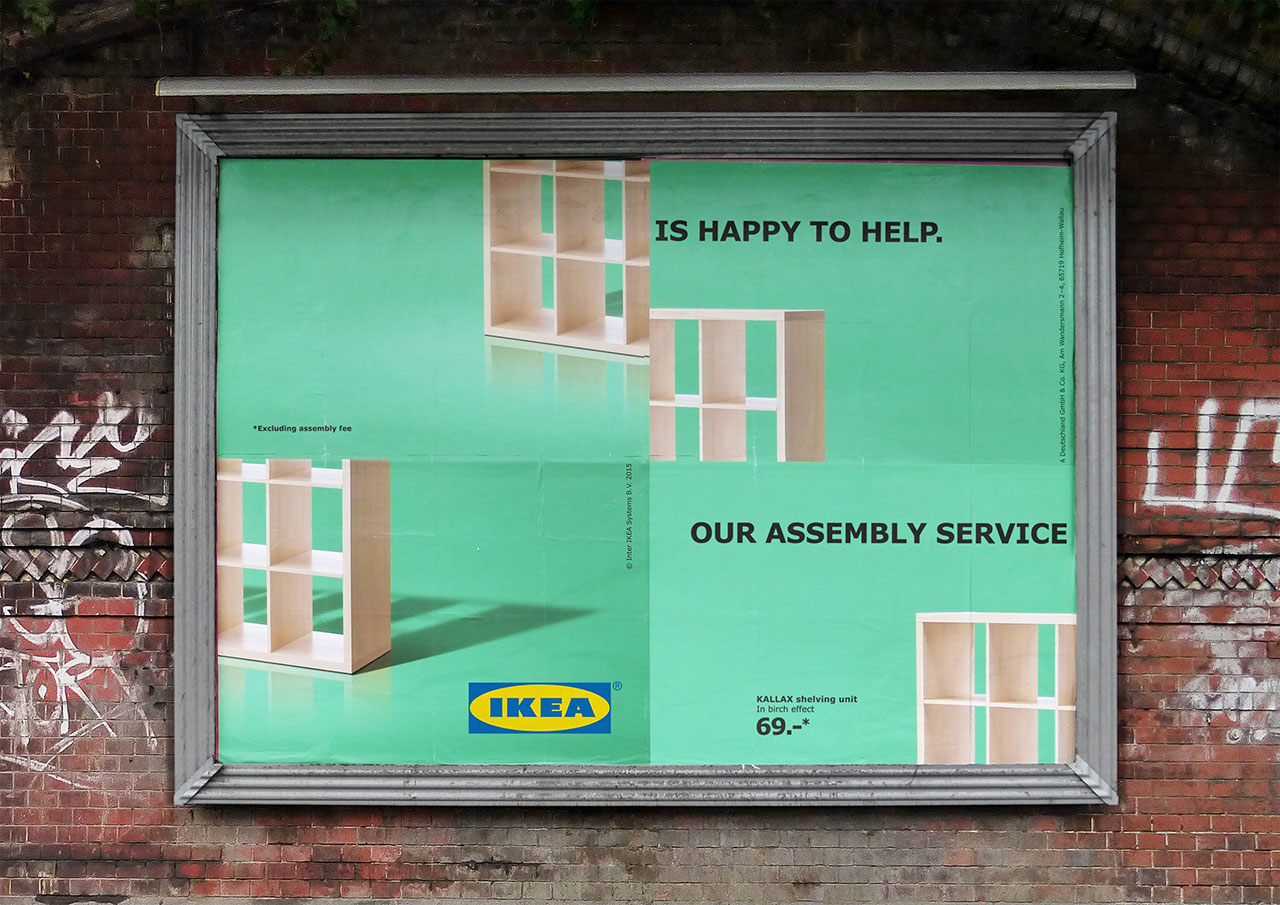Ikea Uses Poorly Assembled Billboards to Admit Its Furniture Is Hard to