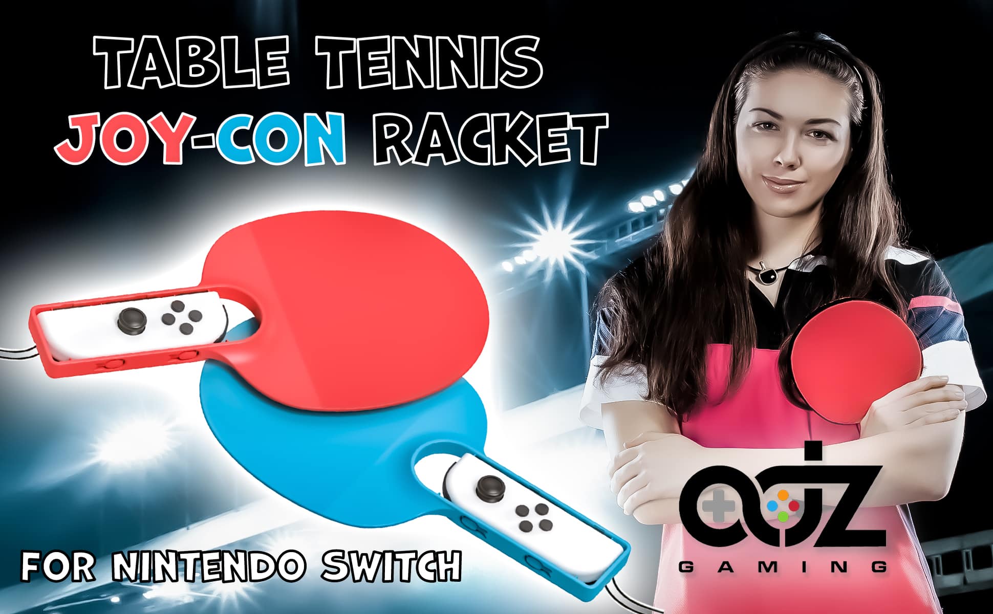 Switch Table Tennis Racket for Mario Tennis Aces ADZ Gaming