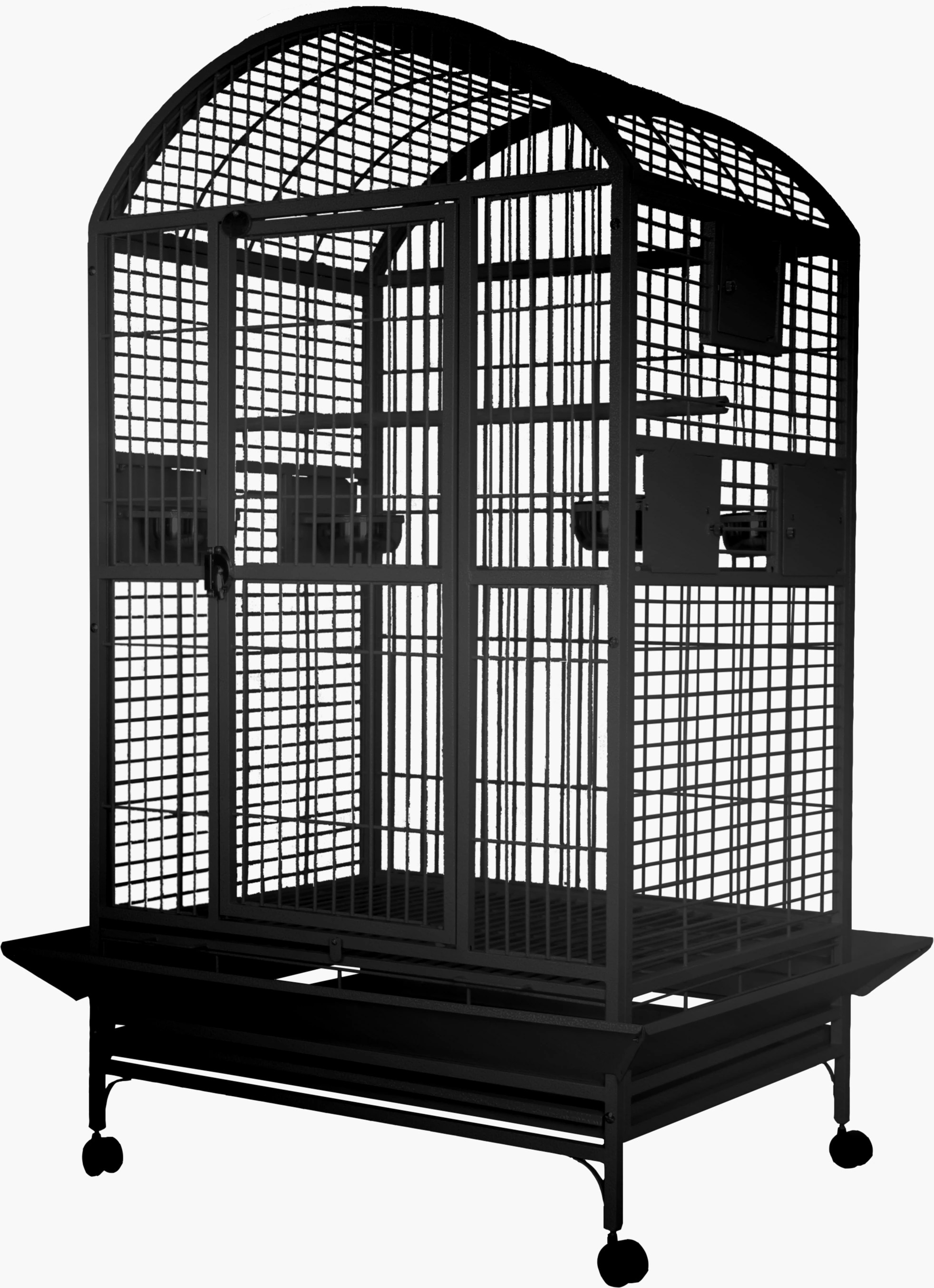 9003628 Black 36"x28"x65" DomeTop Cage