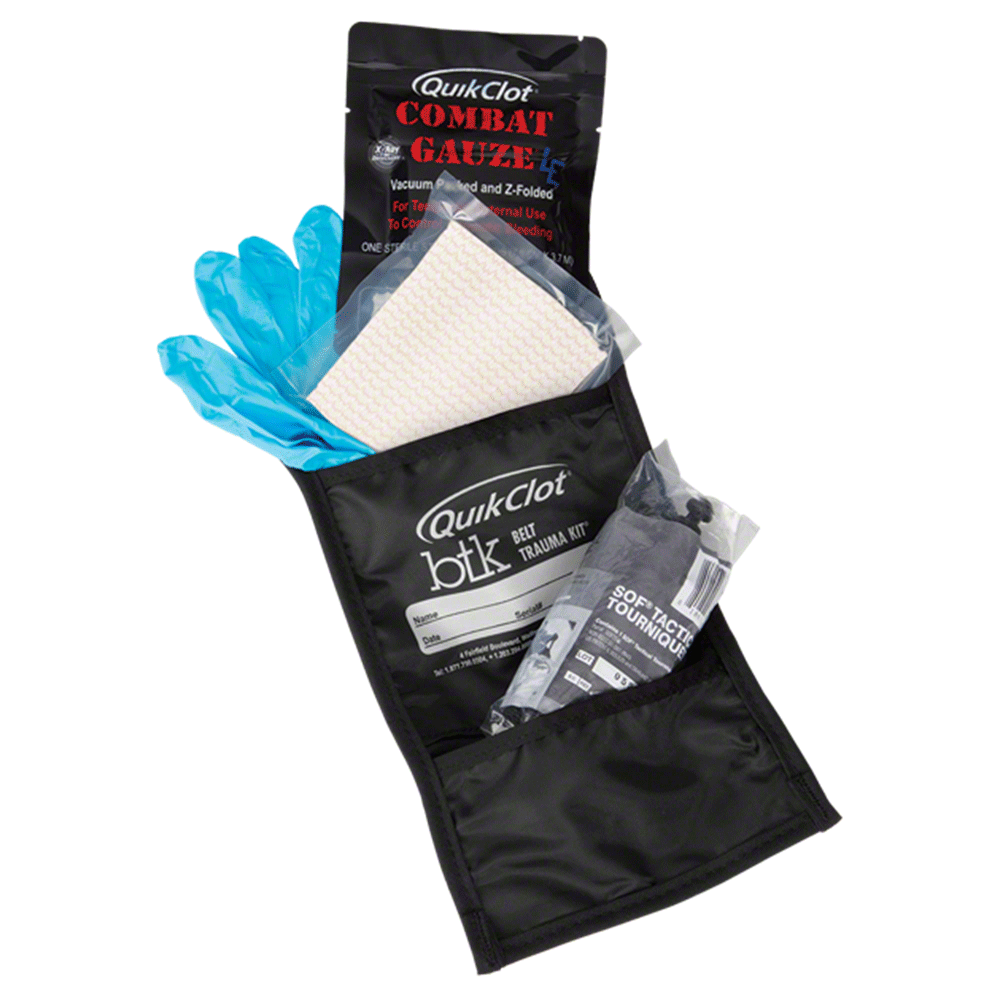 QuikClot Belt Trauma Kit Plus (BTK+) Gauze LE & Tourniquet by