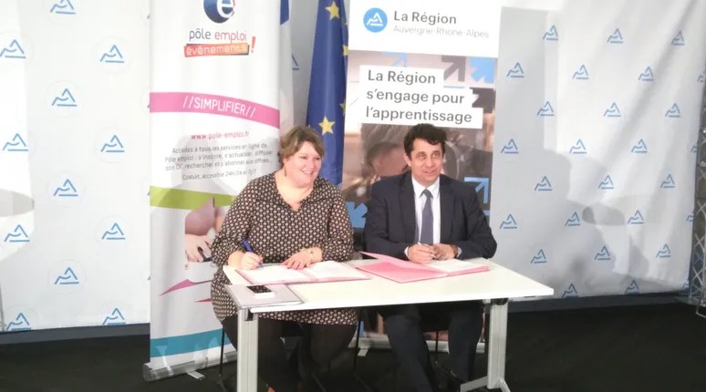 AuvergneRhôneAlpes Pôle emploi et la région renforcent leur