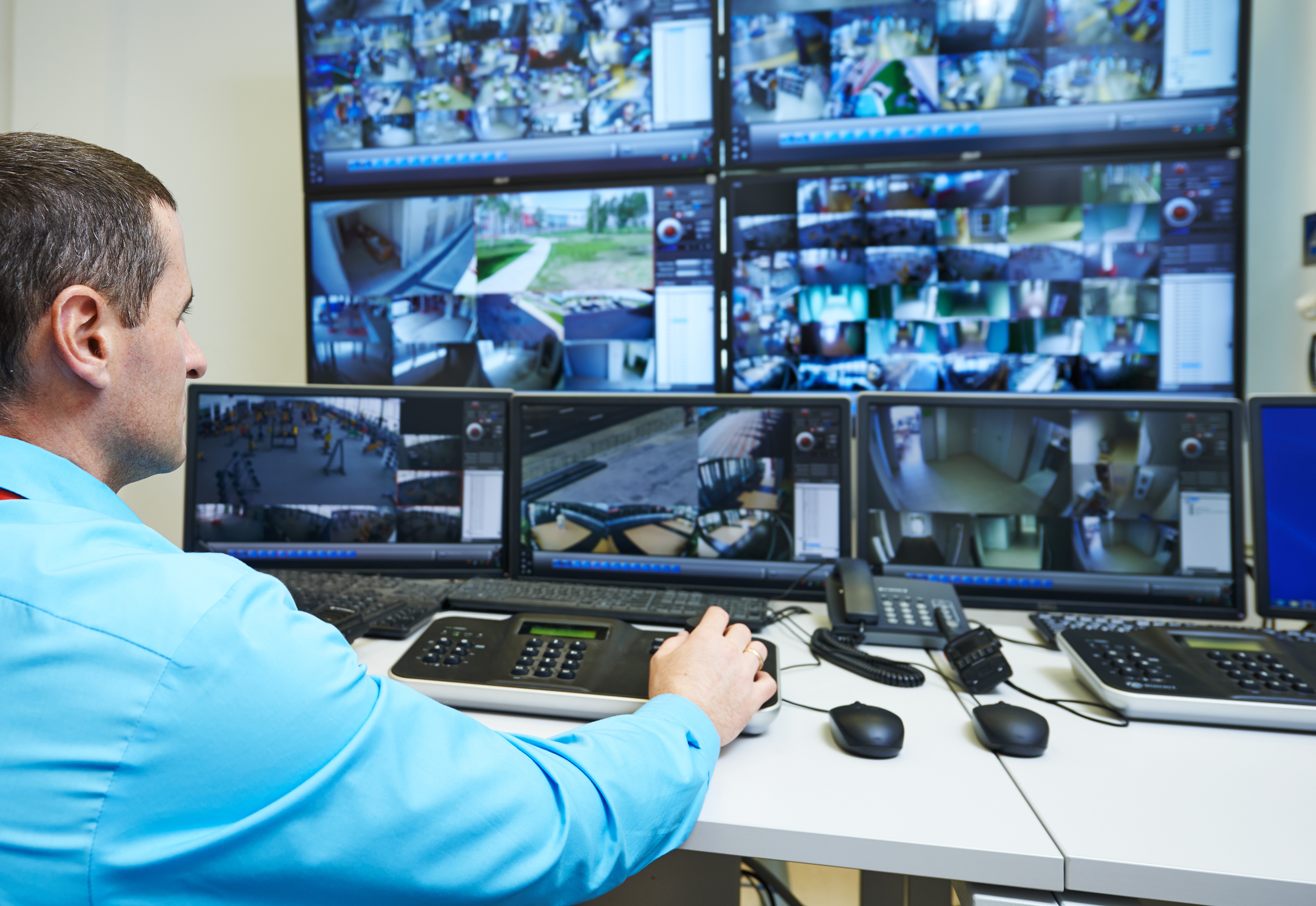 Command Center Display AEGIS Security & Investigations