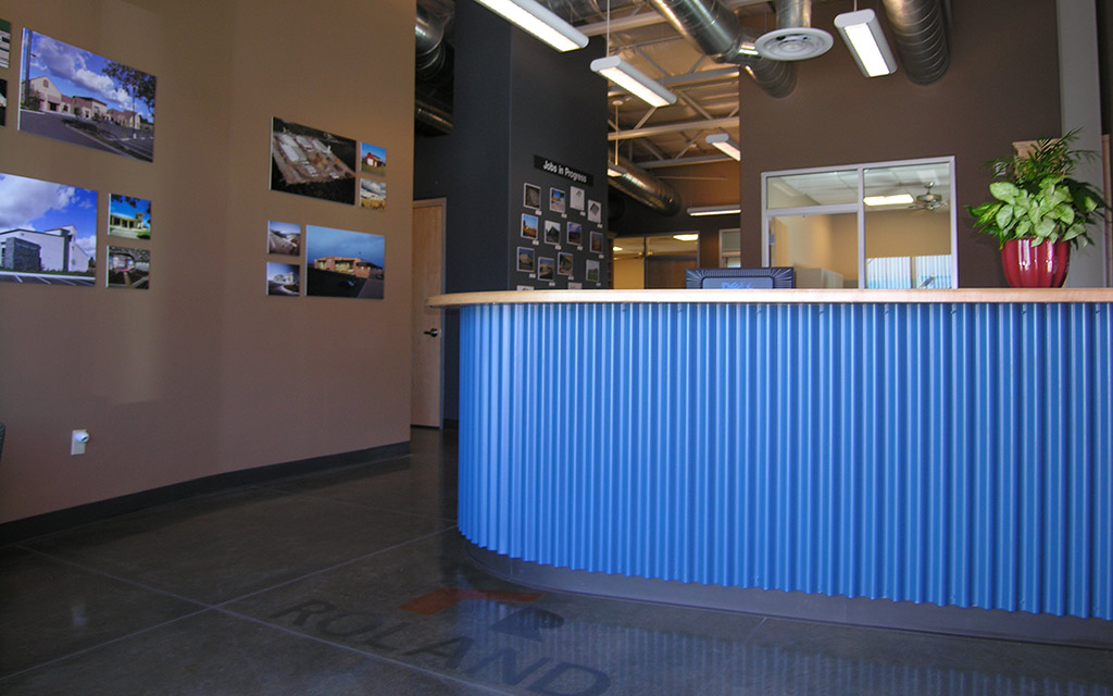 Construction Office in Stockton, CA featuring AEP Span Metal.