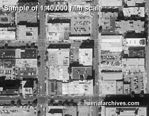 Resolution Samples for Aerial Photography Scales