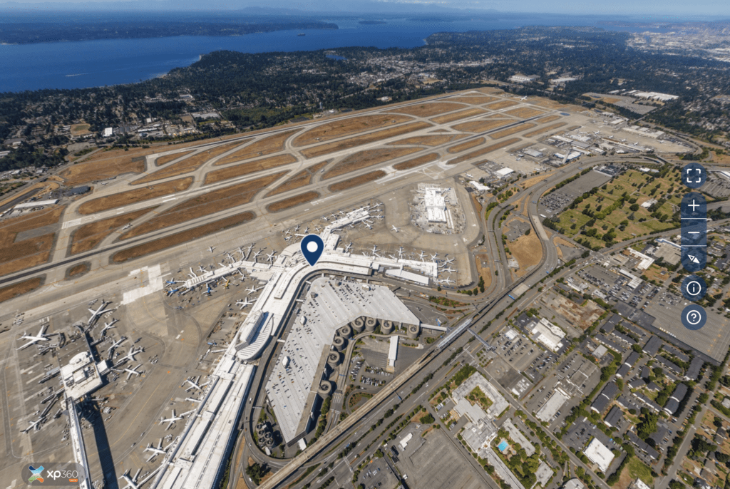 Interactive Aerial Tour International Airport (SEA