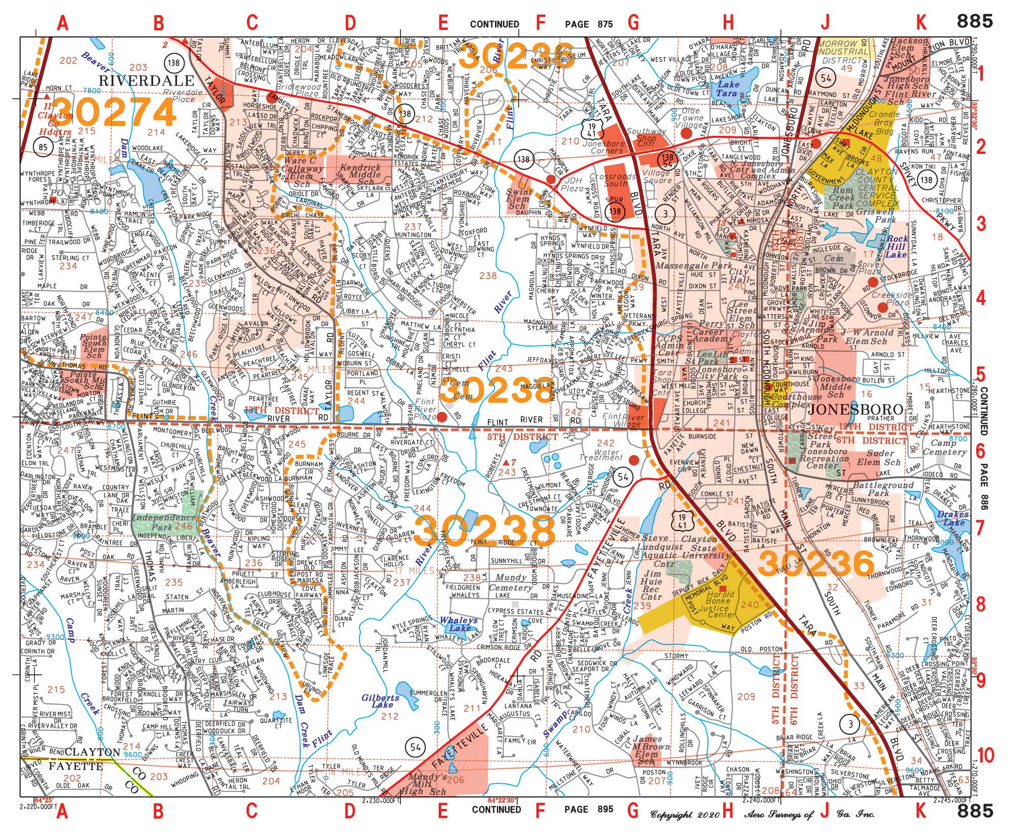 & Metro Atlanta Aero Atlas® Map Books 20212022 South Metropolitan Aero Atlas