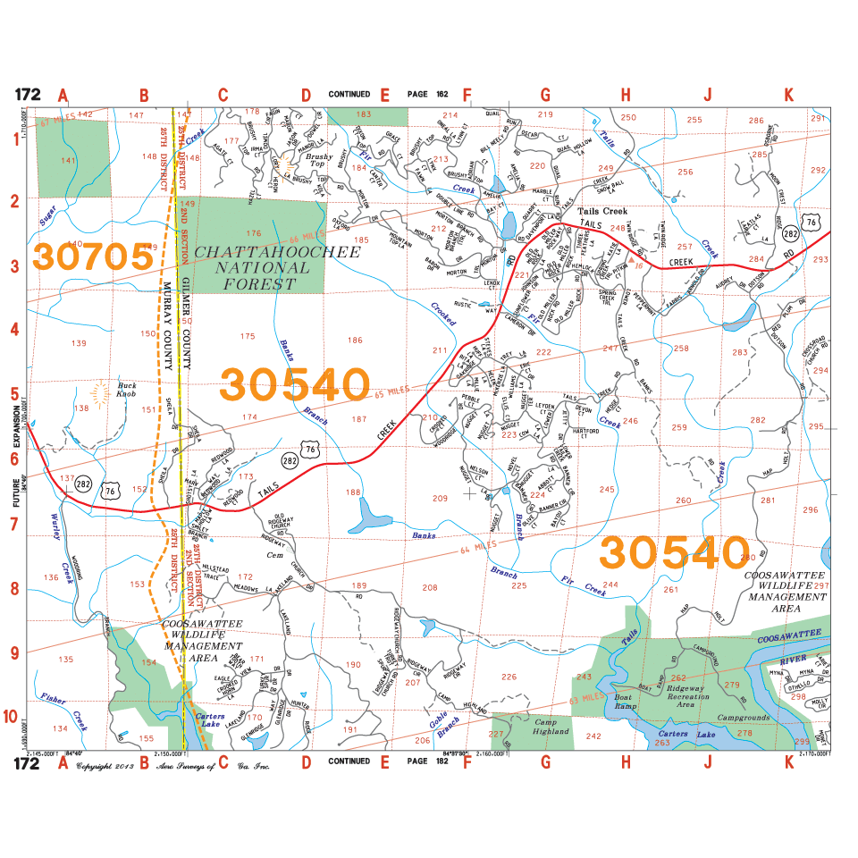 & Metro Atlanta Aero Atlas® Map Books 2017 Mountain East Aero