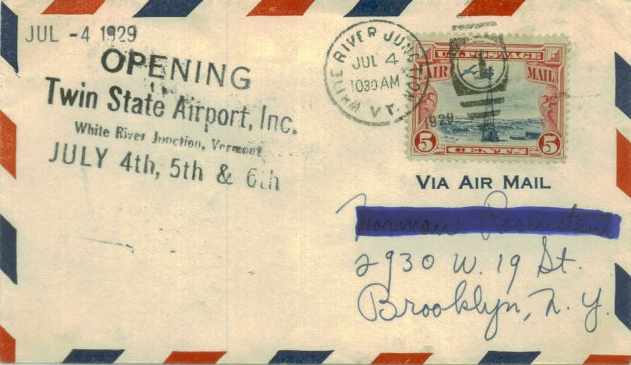 US Airport Dedication Covers Vermont
