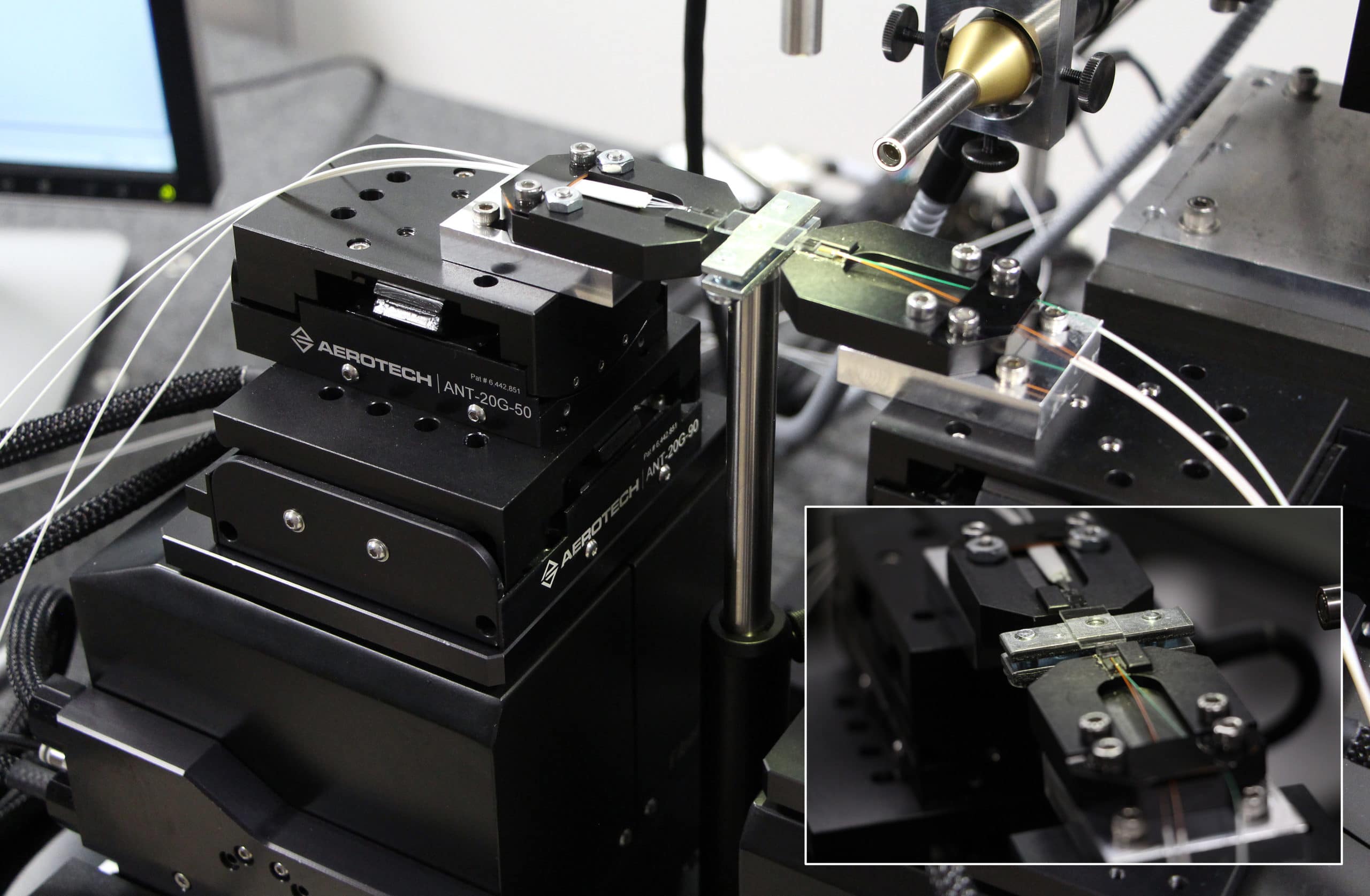 Automated FiberOptics Device Manufacturing Aerotech