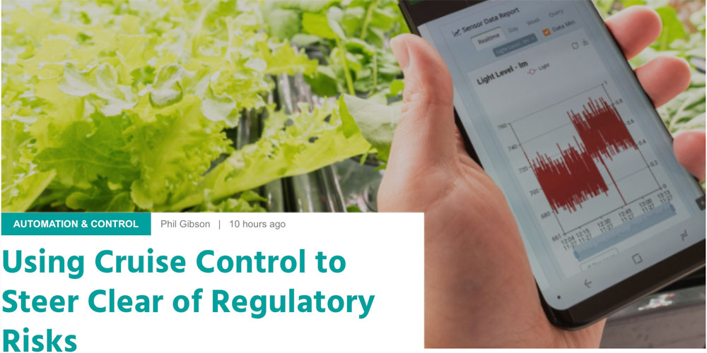 'Using Cruise Control to Steer Clear of Regulatory Risks'an AEssenseGrows article