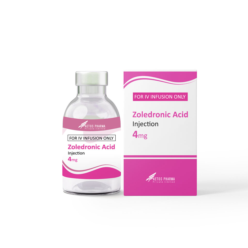 Zoledronic Acid Injection 4mg, Anti Cancer Manufacturer, Supplier, and