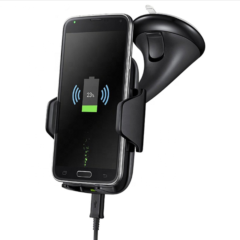 MultiFuntion Qi Wireless Charger Phone Mount Holder Charging Car