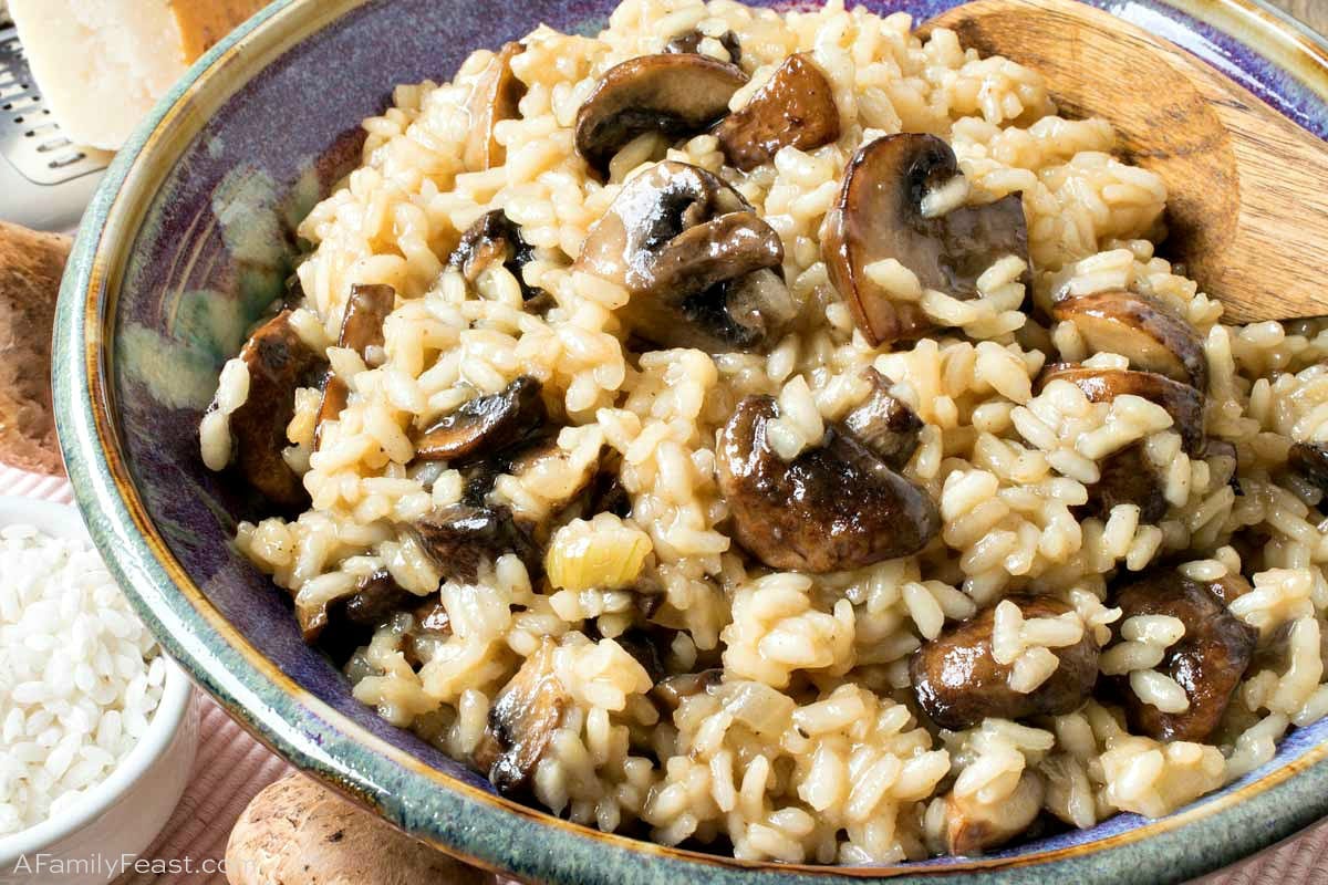 Mushroom Risotto A Family Feast