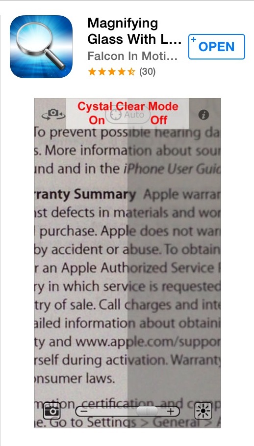 A Comparative Review of iPhone Magnifier Apps Accessworld American