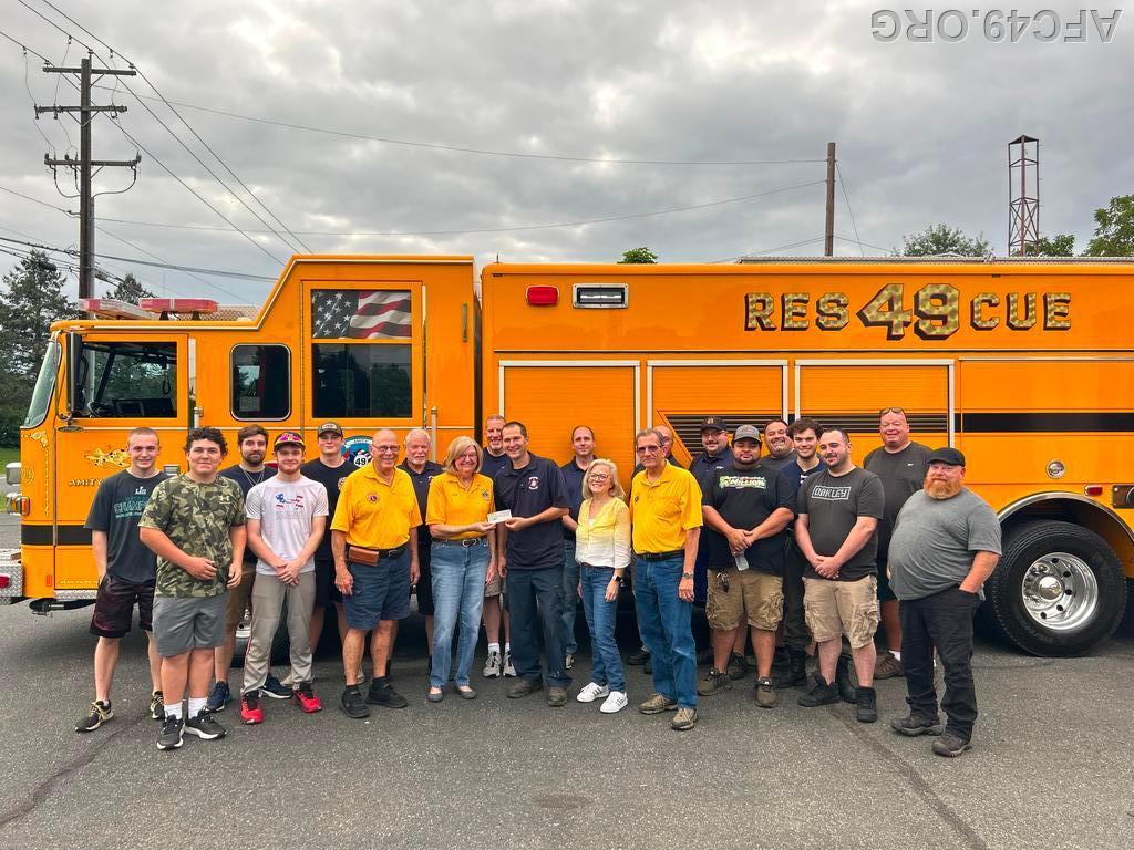 Amity Lions Club Gives Back Amity Fire Rescue