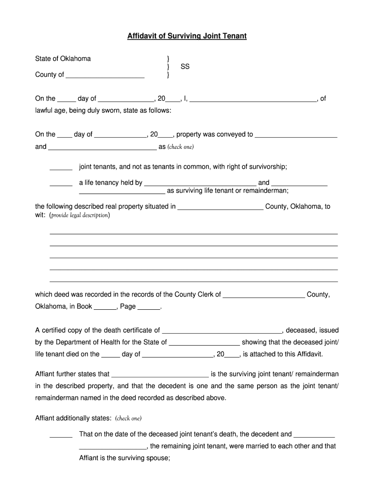 Affidavit Of Death Of Trustee Los Angeles Form