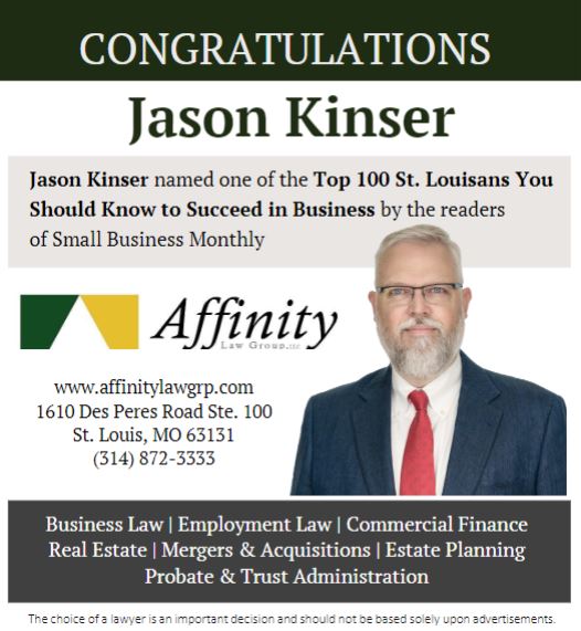 Jason Kinser Named One of The Top 100 St. Louisans You Should Know to