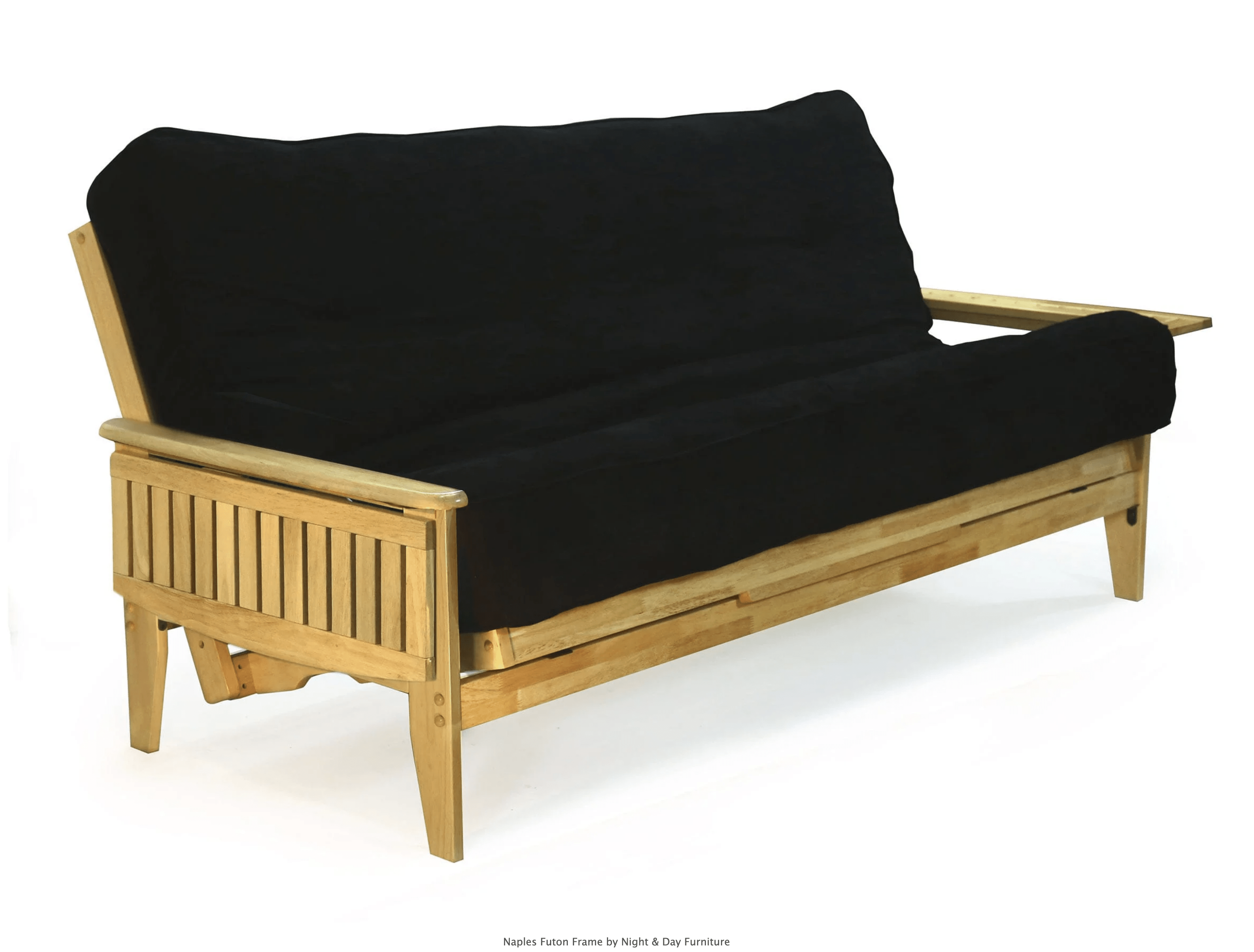 Naples Wood Futon Frame ⋆ Affordable Bedding Sale 30 Off