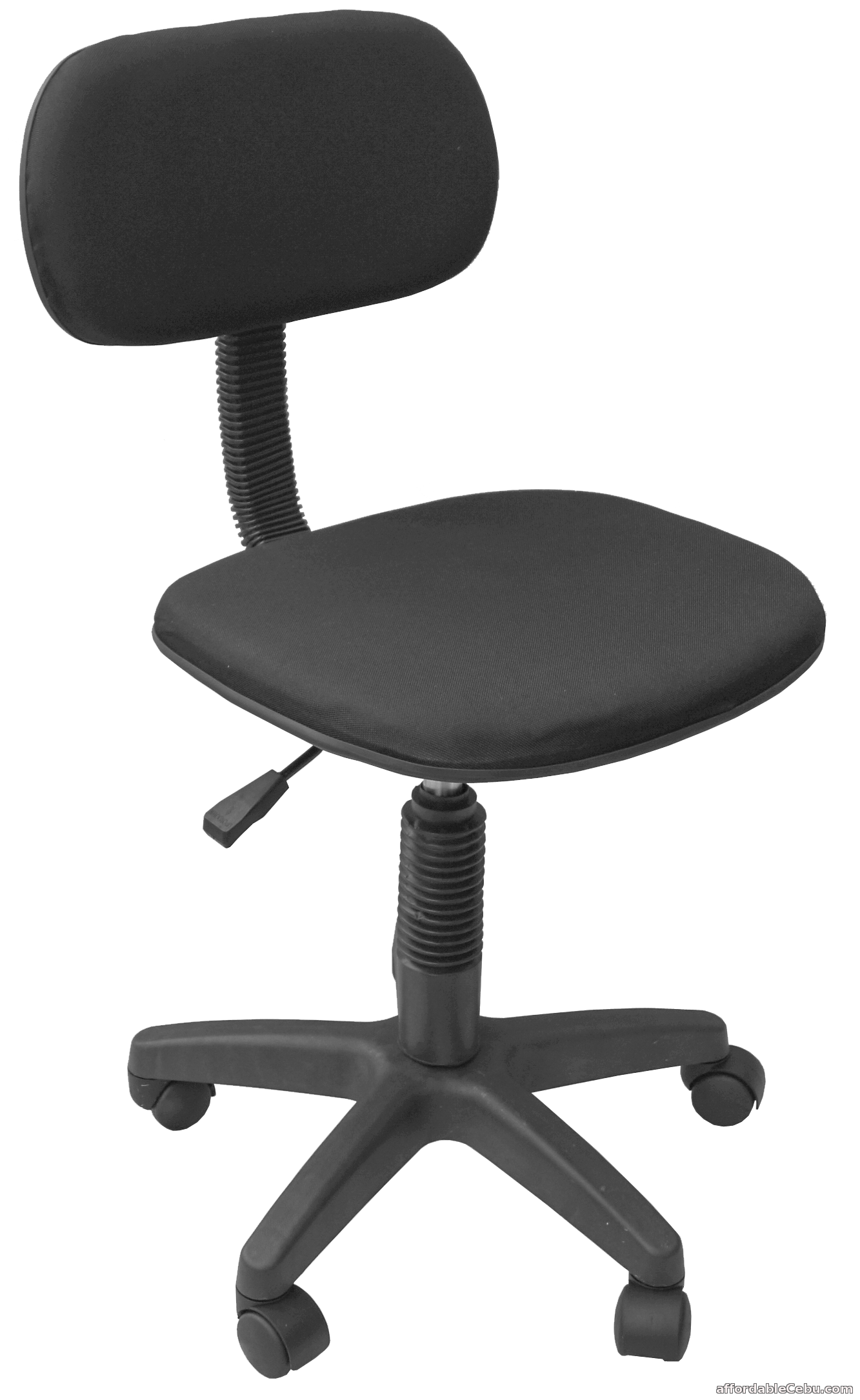 OC121P Ergodynamic Staff Chair swivel base black fabric For Sale