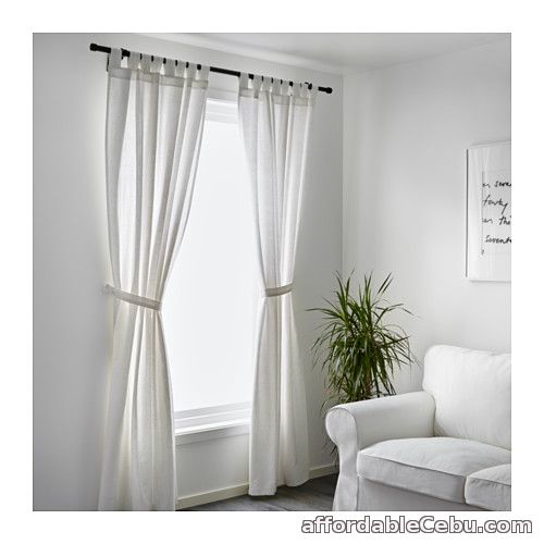 LENDA Curtains White (Product of Sweden) For Sale Outside Cebu Cebu