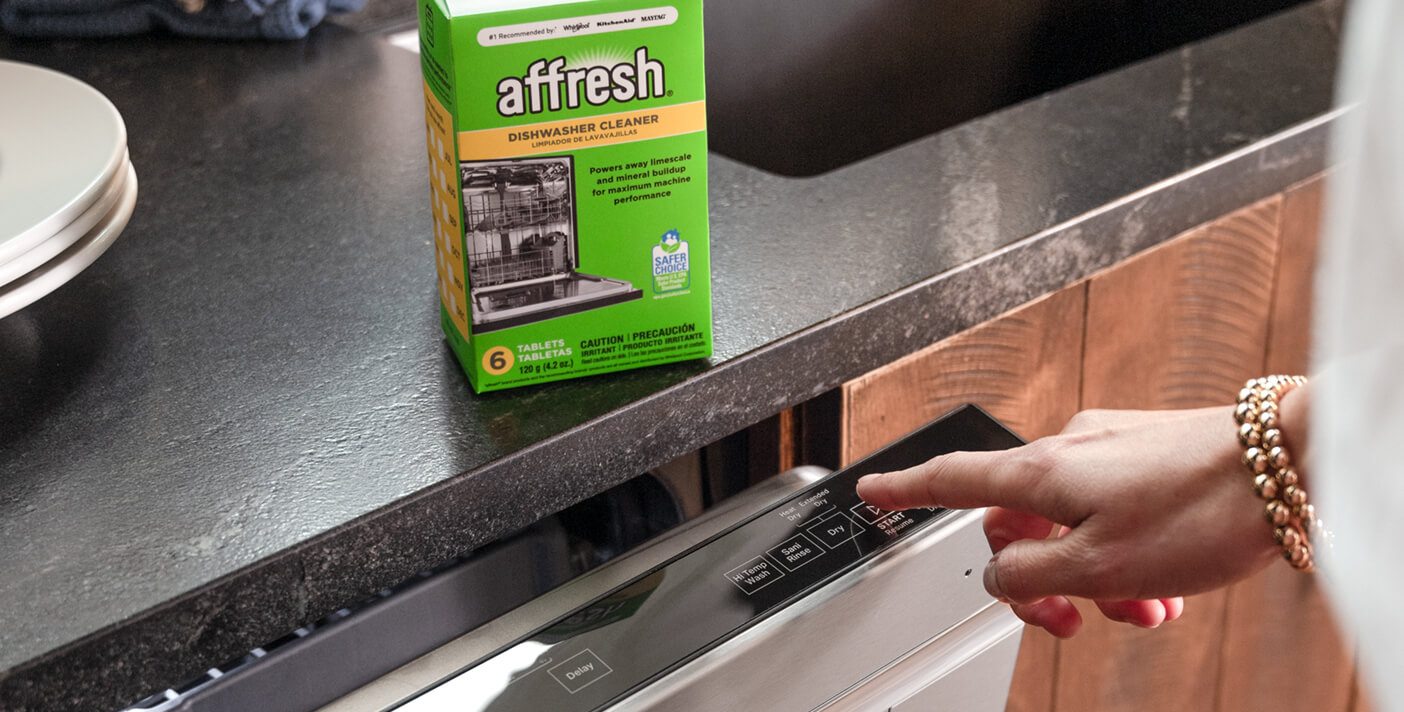 How to Clean a Dishwasher affresh® appliance care