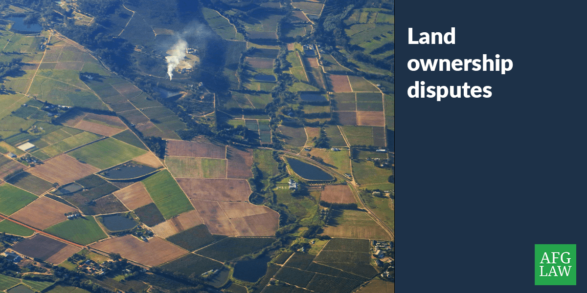 How to Dispute Land Ownership AFG Law(01)